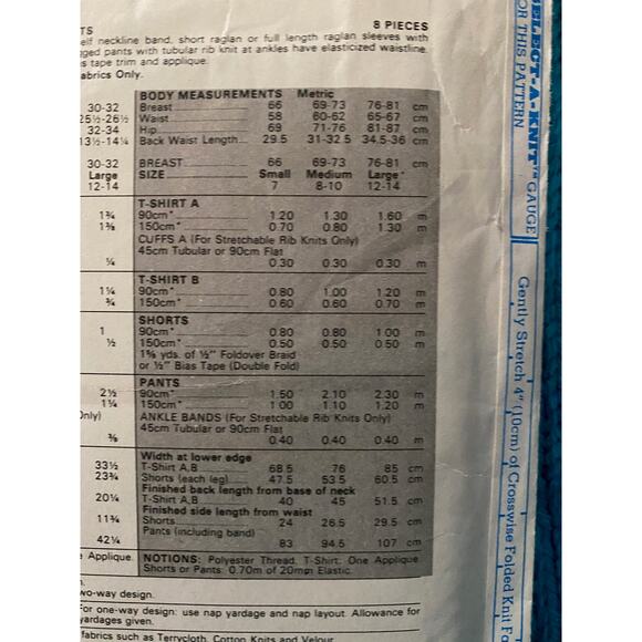 Butterick 3120 girls sweat suit pattern - Picture 5 of 6